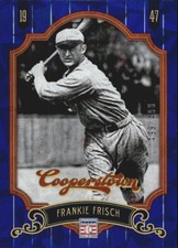 2012 Panini Cooperstown Crystal Collection Blue #37 Frankie Frisch/499