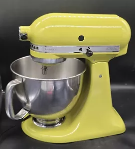 RARE KitchenAid Artisan Pear Green Stand Mixer Excellent Condition KSM150PSPE - Picture 1 of 15