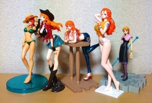 One Piece NAMI Figure Set of 5 No Original Box Japan GRANDLINE JOURNEY - Picture 1 of 4