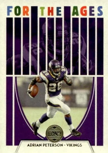 Adrian Peterson 2022 Legacy Football - For the Ages #FA-7 - Minnesota Vikings - Picture 1 of 2