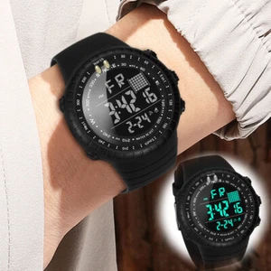 Reloj deportivo digital para hombre relojes de pulsera impermeables con luz trasera LED mejor regalo - Imagen 1 de 8