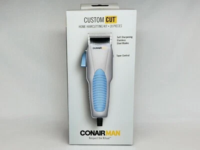 Conair Man - Custom Cut - Home Haircutting Kit - 18 Pieces - Self Sharpening - Image 1 of 4