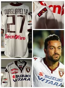 Maglia Calcio TORINO 2015 2016 bianca #27 QUAGLIARELLA tg L gara - Foto 1 di 8