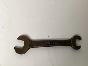 Vintage Ford Maulschlüssel "M" Stempel 5-3/4" lang Made in USA Werkzeugsatz Schraubenschlüssel - Bild 1 von 1