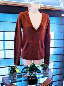 Energie Brand Orange Super Soft Sweater Size Juniors Large - Picture 1 of 2
