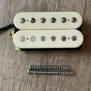 Pastilla de guitarra vintage Dimarzio PAF 90’s Humbucker doble cuello crema o puente - Imagen 1 de 5