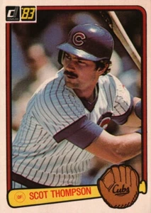 1983 Donruss Baseball  #378 - Scot Thompson - Chicago Cubs  83-471 - Picture 1 of 2
