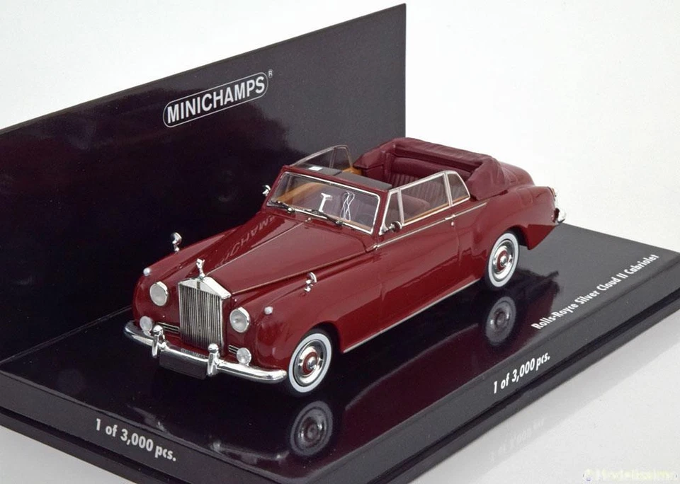 Rolls Royce Silver Cloud II Cabriolet 1960 Red 1/43 Minichamps