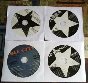 4 CDG LOT 1970'S KARAOKE DISCS CLASSIC HITS ABBA,CARPENTERS,BEE GEES,EAGLES - Picture 1 of 1