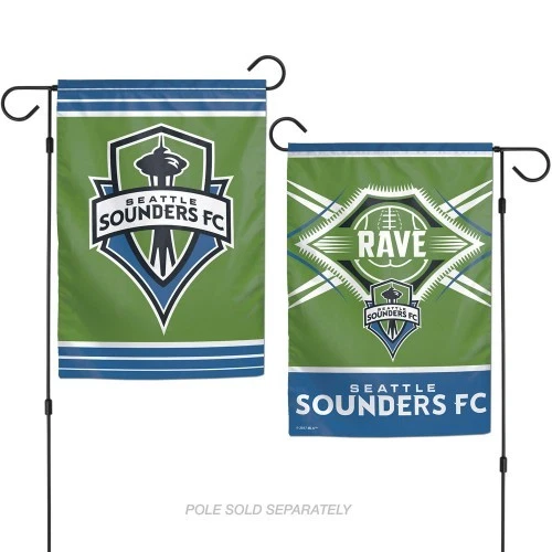 Seattle Sounders FC 2 Sided Garden Flag - Image 1 of 1