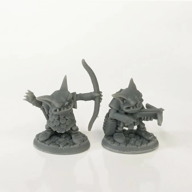 2 x NORKER ARCHERS - DARK HEAVEN LEGENDS REAPER miniature jdr rpg 4035
