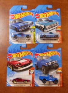 Hot Wheels -Lot of 4 - 67 Chevelle, 67 Chevy C10, 85 Camaro + Toyota Land Cruise - Picture 1 of 6