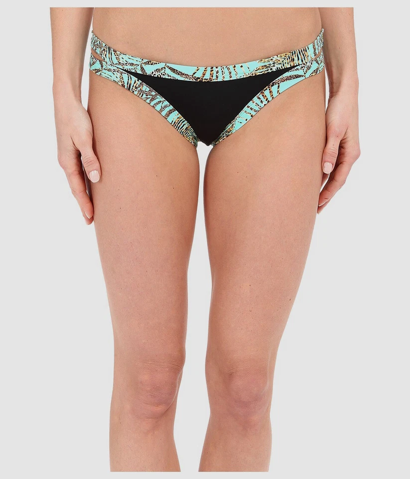 $60 L*Traje de baño espacial para mujer negro estampado clásico Charlie parte inferior de bikini talla L Foto 1 de 1