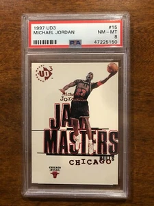 UD3 1997 Michael Jordan #15 PSA 8 ¡Casi nuevo-como nuevo! HOF! CABRA! Chicago Bulls! - Imagen 1 de 2