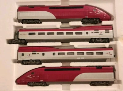MEHANO Train Line HO Scale  Passenger Train Set Thalys #2 - Image 1 of 4