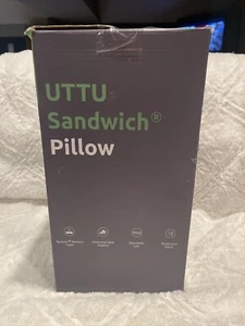 UTTU Sandwich Pillow Queen Size, Orthopedic Pillow for Neck Pain Relief - Picture 1 of 6