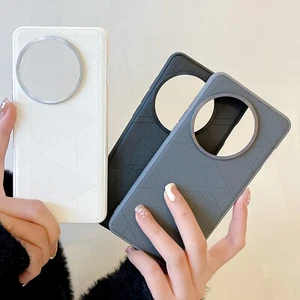 Funda de teléfono de lujo a prueba de golpes de negocios de cuero mate para OnePlus 13 - Imagen 1 de 15
