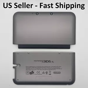 Replacement Shell For Nintendo 3DS XL Housing Top & Bottom Gray - Picture 1 of 7