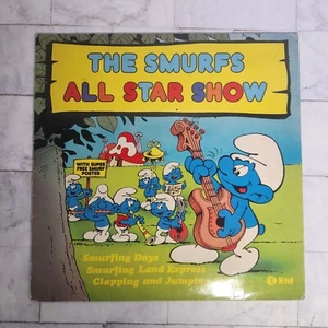 The Smurfs –  All Star Show Vinyl Record 1981 - Picture 1 of 3
