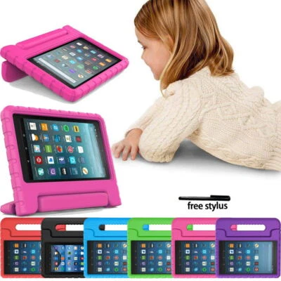 Amazon Fire 7/HD 8/8 12th 2024 -Kids Safe ShockProof EVA Handle Stand Cover Case - Image 1 of 4