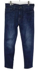 LEVI'S Premium Big E Lot 512 Jeans Men's W34/~L31 Blue Denim Whiskered Faded - Picture 1 of 14