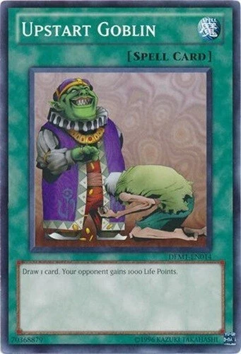 *** UPSTART GOBLIN ***  YUGIOH DEM1-EN014, MINT CONDITION - Image 1 of 1