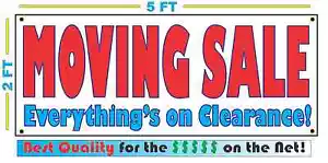 MOVING SALE Everythings On Clearance! Sign NEW Larger Size Best Quality - Picture 1 of 3