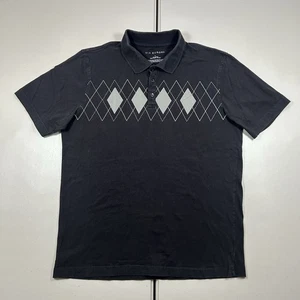 Camisa Polo y2k Via Europa Argyle Para Hombre Talla Grande Preppy Oscura Academia Gótica Alt - Imagen 1 de 6