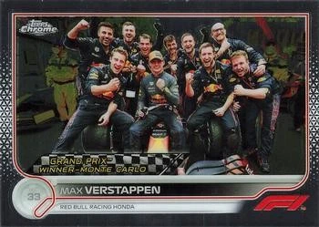 Max Verstappen 2022 Topps Chrome Formula 1 - #155 - - Image 1 of 2