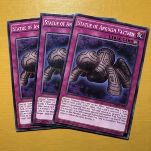 3 x Statue of Anguish Pattern - YuGiOh - MP16 - 1st Edition - Mint Cards! - Picture 1 of 1