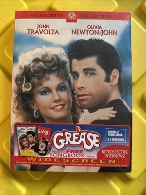 Grease (DVD, 2003, Widescreen/ Checkpoint) With Songbook New Sealed - Image 1 of 4