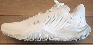 Under Armour Spawn 4 Mid Basketball Laufschuh Gr. 13 3026002-100 weiß silber - Bild 1 von 8