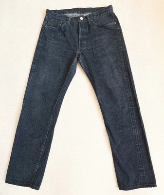Warehouse & Co, Lot 900,  Black Selvedge denim, W33 (actual W32 x L28.7) - Image 1 of 4