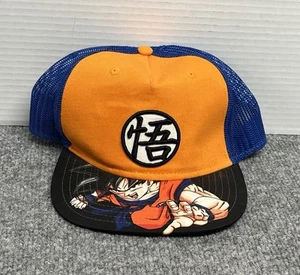 Youth Dragon Ball Z Goku Orange and Blue Adjustable Hat New with Tag - Picture 1 of 4