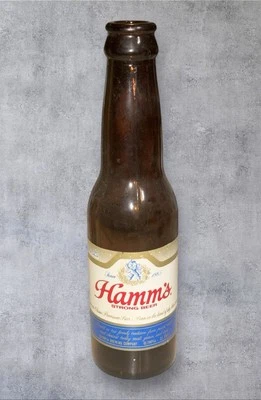 Botella de cerveza Hamm's 7 fl ozs St Paul Minnesota Olympia Brewing 8" Foto 1 de 4