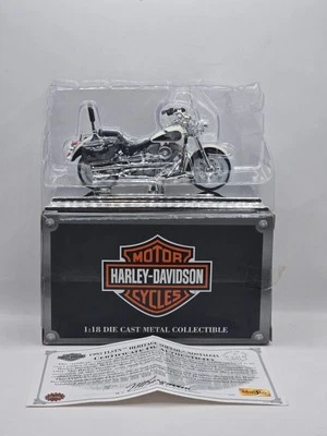Harley-Davidson Heritage Softail Nostalgia 1993 Maisto escala 1:18 fundido a presión Foto 1 de 4