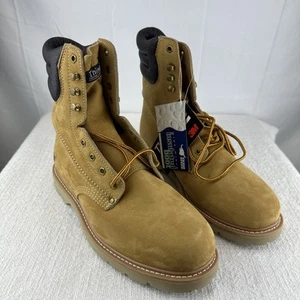 Texas Steer - Mens Size 11 EEE - Tan Round Toe Work Boots w/ Thermal Insulation - Picture 1 of 22