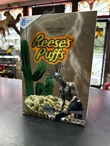 Caja Astroworld Travis Scott Reese's Puffs Cereal Edición Limitada con Estuche Acrílico - Imagen 1 de 13