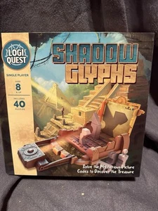Shadow Glyphs Logic Puzzle Board Game | LogiQuest Puzzle Adventure Game Ages 8+ - Picture 1 of 2