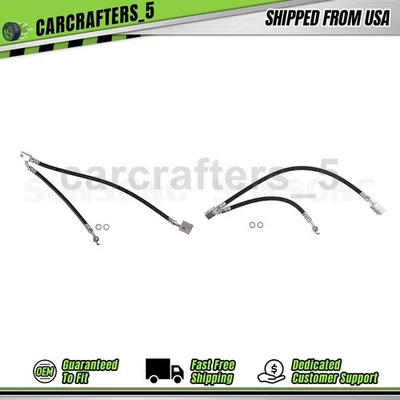 Manguera hidráulica de freno delantera izquierda y derecha Sunsong para 12 14-17 Nissan NV2500 4,0 L Foto 1 de 4