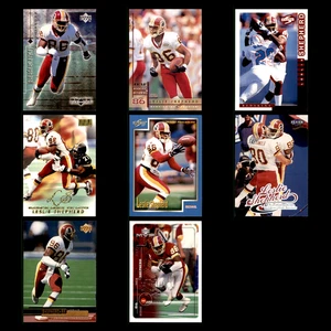Leslie Shepherd Lot 8 Different Football Cards 1998-1999 WAS Redskins Only! - Picture 1 of 10