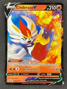 Pokémon Cinderace V SWSH015 SWSH Black Star Promo NM - Bild 1 von 2