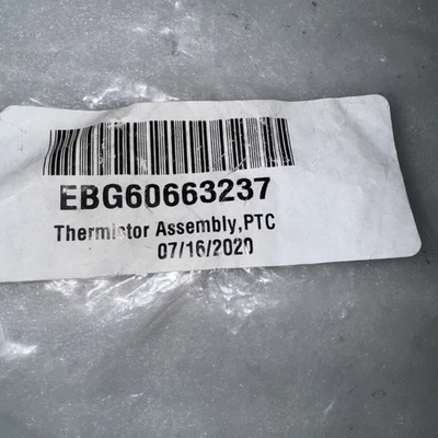 EBG60663237 Genuine OEM Refrigerator Thermistor / New Part - Image 1 of 4