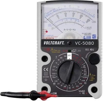 Voltcraft VC-5080 Hand-Multimeter Spannungsmesser analog CAT III SIEHE TEXT/FOTO - Bild 1 von 3