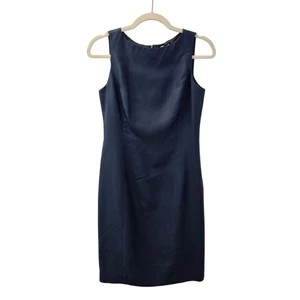 Abito Ann Taylor 100% seta a tubino taglia 4 Petite - Foto 1 di 6