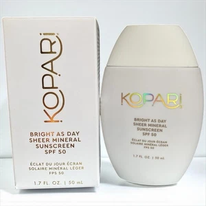 Protector solar mineral transparente Kopari Bright As Day FPS 50 NUEVO EN CAJA - Imagen 1 de 5