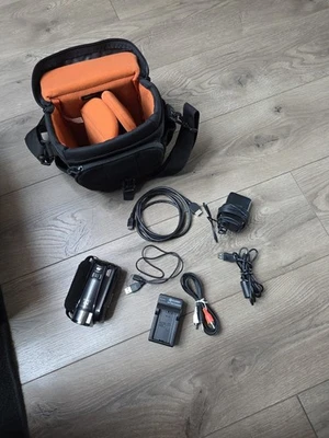 Canon VIXIA HF R20 HD Camcorder With CA-110 Power Adapter, Case  - Image 1 of 4