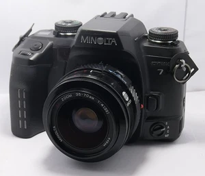 Minolta α7 a7 Alpha Maxxum Dynax SLR 35mm Film Camera + Minolta 35-70mm Lens .. - Picture 1 of 6