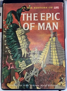 THE EPIC OF MAN Deluxe Golden Book 1962 HC World History Life Magazine - Picture 1 of 11