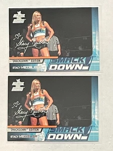 Stacy Keibler 2002 Fleer WWE Raw vs SmackDown! #44 RC Rookie Lot (2) - Picture 1 of 2